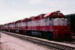 Burlington Northern GP38-2 #2290 with a Magnolia, Alabama bound train in the yard 